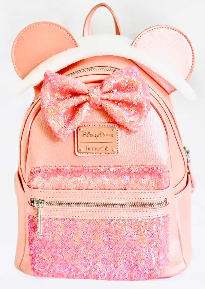 The little hot mermaid pink coral loungefly Disney backpack