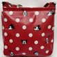 Cath Kidston Disney Mickey Mouse Bag Red White Polka Dot Spot Handbag Back