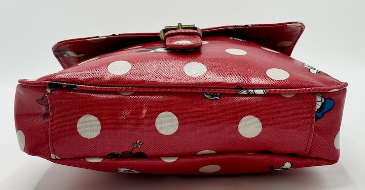 Cath Kidston Disney Mickey Mouse Bag Red White Polka Dot Spot Handbag