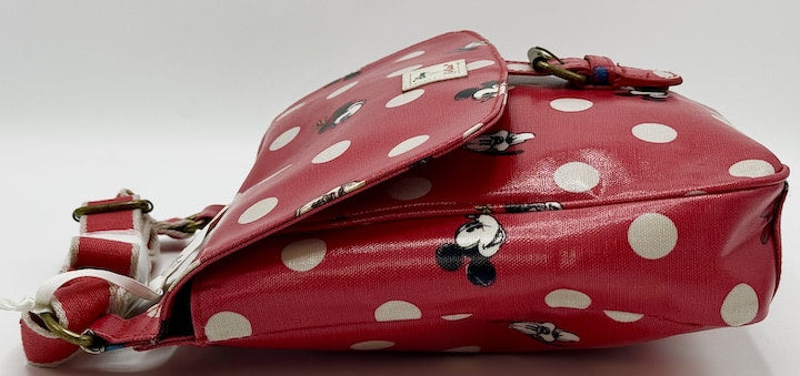 Cath Kidston Disney Mickey Mouse Bag Red White Polka Dot Spot Handbag