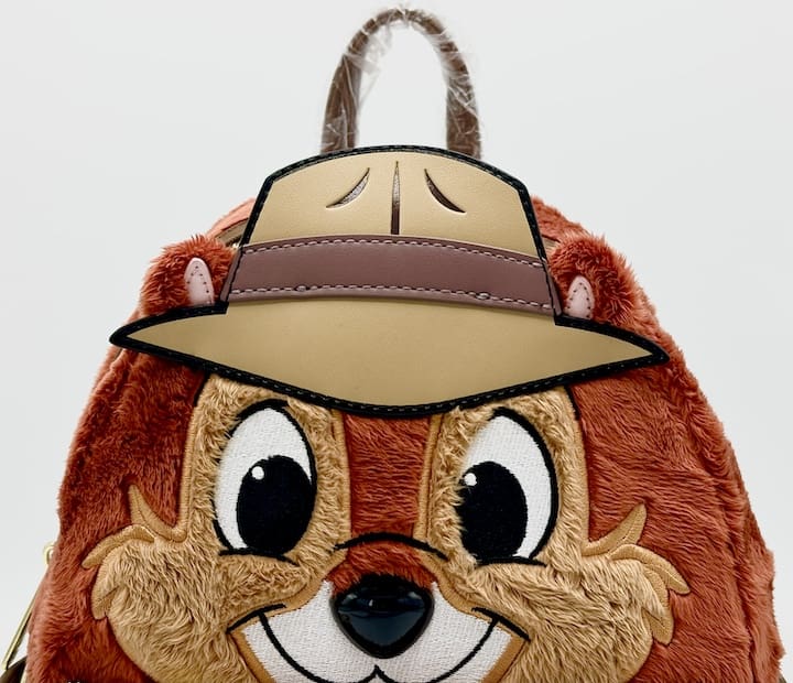 Loungefly Chip Mini Backpack Disney Plush Cosplay Chip n Dale Bag