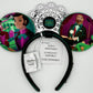 Loungefly Disney Parks Club 33 Haunted Mansion Ears Headband Ears Front With Bow