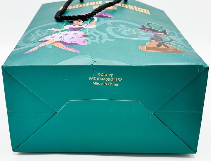 Loungefly Disney Parks Club 33 Haunted Mansion Ears Headband Paper Bag Base