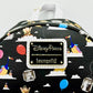 Loungefly Disney Parks Up Mini Backpack Pixar AOP Balloons Bag Front Enamel Logo