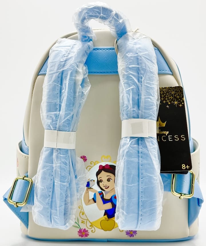 Loungefly Disney Princess Floral Mini Backpack Frame Glitter Vanity Bag Straps