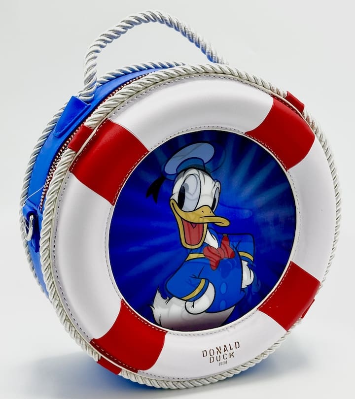 Loungefly Donald Duck 90th Crossbody Disney Lenticular Bag Front Modern Effect