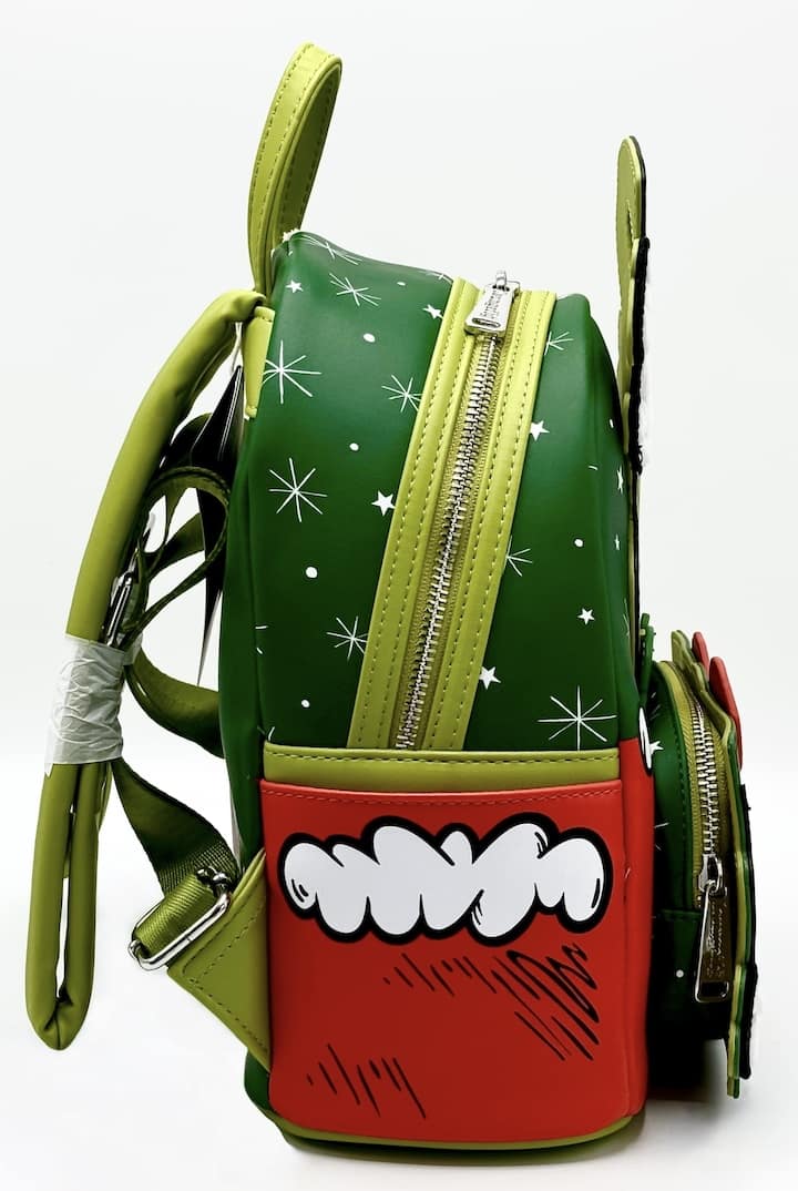 Loungefly Dr. Seuss How the Grinch Stole Christmas Grinch store & Max Mini Backpack