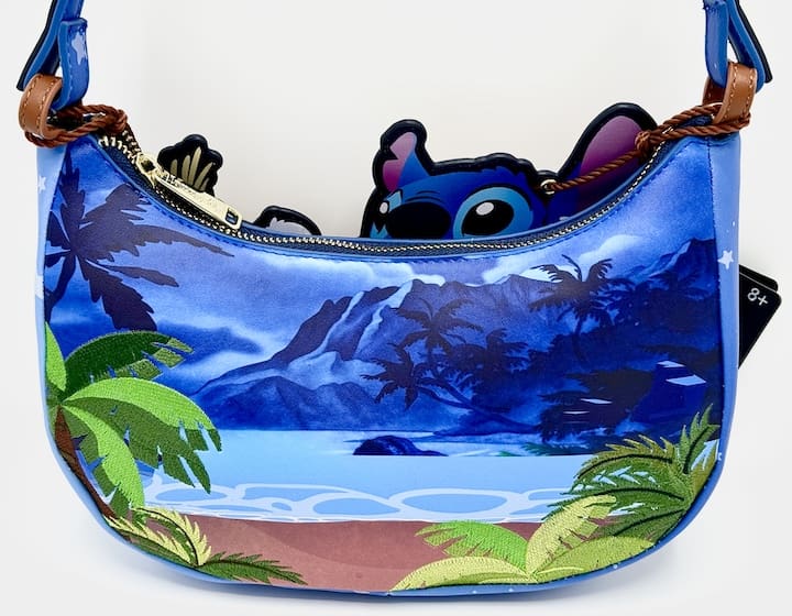 Loungefly Lilo Stitch Scrump Camping Crossbody Disney Cuties Bag Front Body No Applique