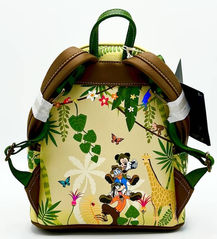 Loungefly Mickey Mouse Jungle Mini Backpack Disney Tropical Bag Back