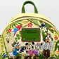 Loungefly Mickey Mouse Jungle Mini Backpack Disney Tropical Bag Front Enamel Logo