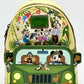 Loungefly Mickey Mouse Jungle Mini Backpack Disney Tropical Bag Front Full View