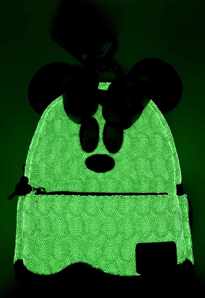 Loungefly Halloween Ghost 2024 Minnie Mouse Glow in the Dark Backpack