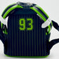 Loungefly Oogie Boogie Football Team Jersey Mini Backpack NBC Bag Back