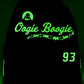 Loungefly Oogie Boogie Football Team Jersey Mini Backpack NBC Bag Glow In The Dark Front Full View