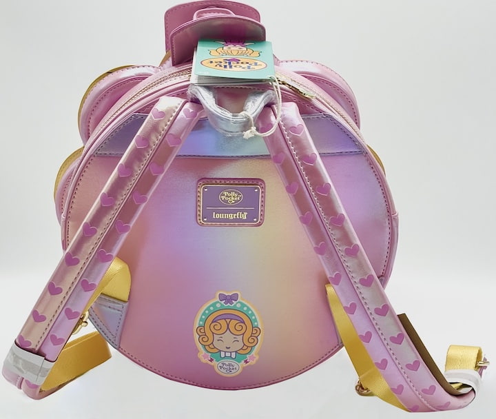 Loungefly Polly Pocket Mini Backpack Compact Playset Figural 90s Bag Back