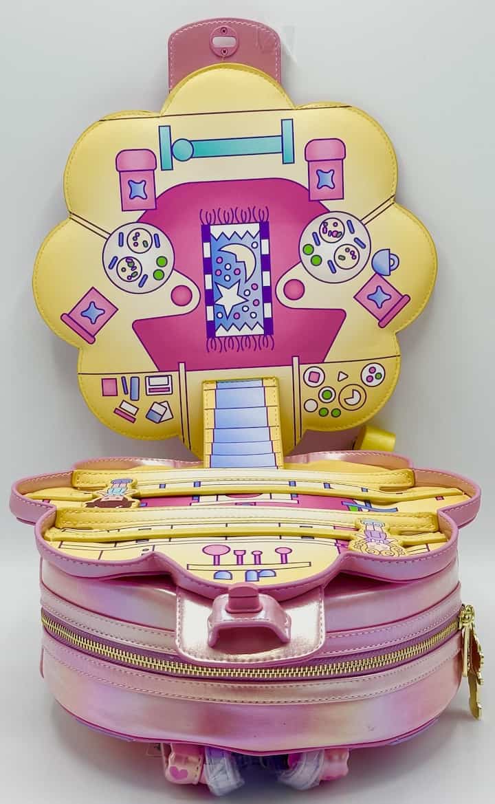 Loungefly Polly Pocket Mini Backpack Compact Playset Figural 90s Bag Compact Base