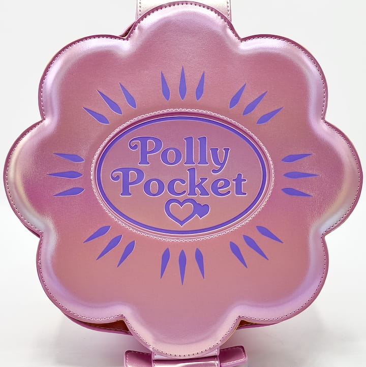 Loungefly Polly Pocket Mini Backpack Compact Playset Figural 90s Bag Front Middle