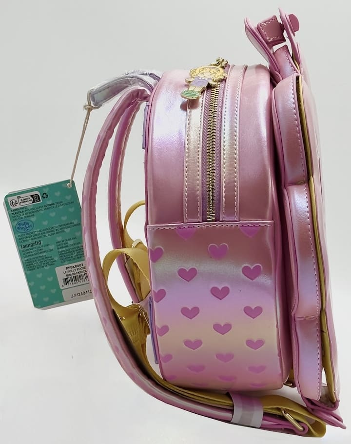 Loungefly Polly Pocket Mini Backpack Compact Playset Figural 90s Bag Right Side