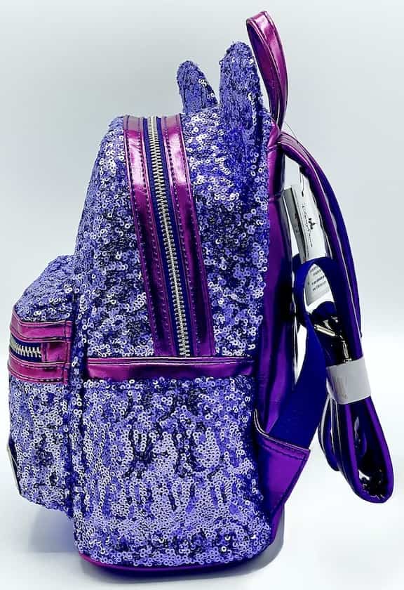 Loungefly Purple Potion Sequin Mini Backpack Disney Parks Bag