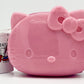 Loungefly Sanrio Hello Kitty 50th Pink Glitter Figural Crossbody Bag Front Full View Without Strap