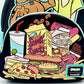 Loungefly Scooby Doo Shaggy Munchies Mini Backpack Scooby Snacks Bag Front Bottom Pocket