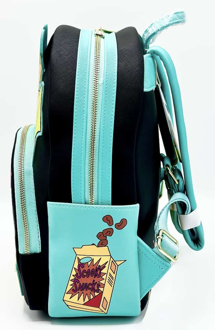 Loungefly Scooby Doo Shaggy Munchies Mini Backpack Scooby Snacks Bag Left Side