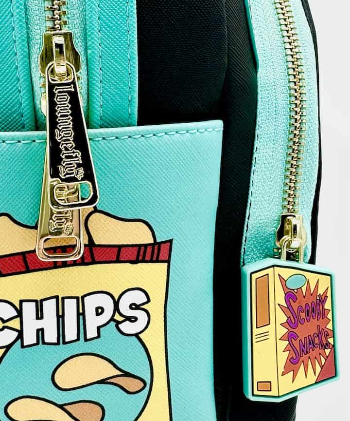 Loungefly Scooby Doo Shaggy Munchies Mini Backpack Scooby Snacks Bag Zips And Keyring