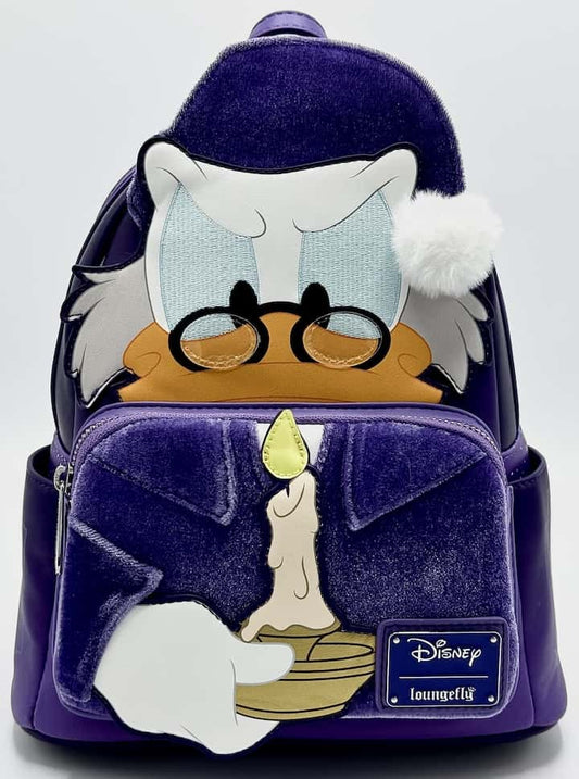 Loungefly Scrooge McDuck Mini Backpack Mickey's Christmas Carol Bag Front Full View