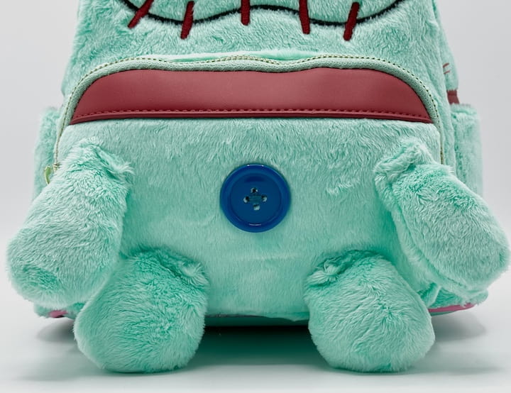 Loungefly Scrump Plush Cosplay Mini Backpack Disney Lilo & Stitch Bag Front Bottom Pocket