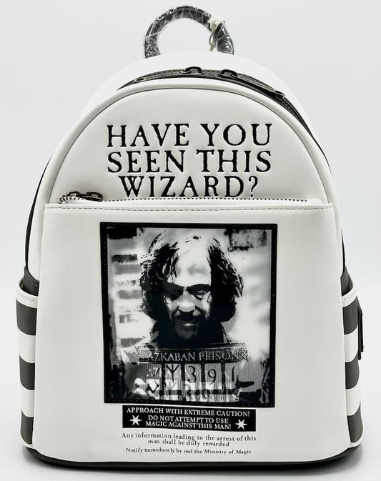 Loungefly Sirius Black Lenticular Mini Backpack Harry Potter Bag Front Full View