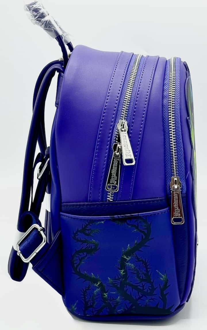 Loungefly Sleeping Beauty Maleficent Mini Backpack Disney Portrait Bag Right Side