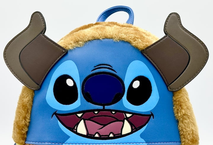 Loungefly Stitch Beast Mini Backpack Beauty the Beast Cosplay Bag