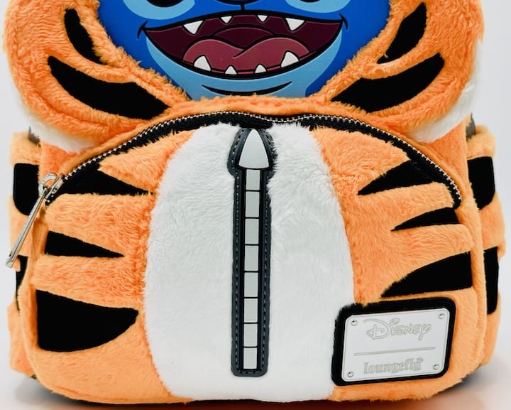 Loungefly Stitch Rajah Mini Backpack Disney Plush Cosplay Bag Front Pocket