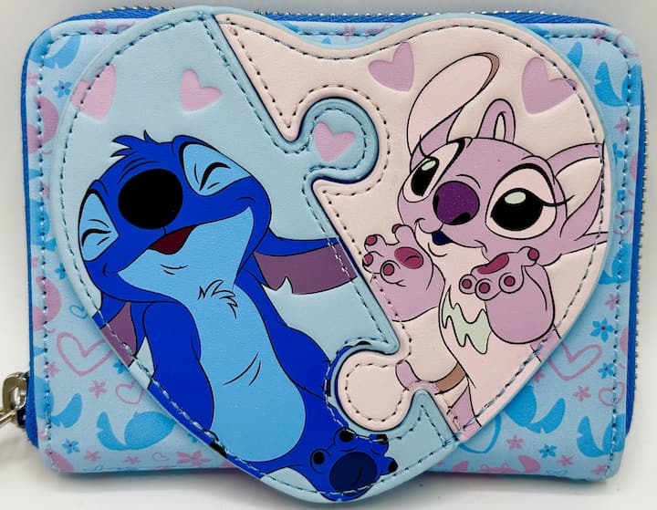 Disney Stitch & good Angel Heart Crossbag Purse & Mickey Mouse Beauty Set Stocking