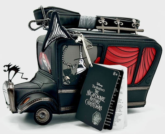 Loungefly Town Mayor Car Crossbody Nightmare Before Christmas Bag Full View