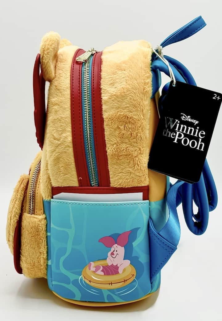 Loungefly Winnie the Pooh Snorkel Plush Mini Backpack Summer Vibes Bag