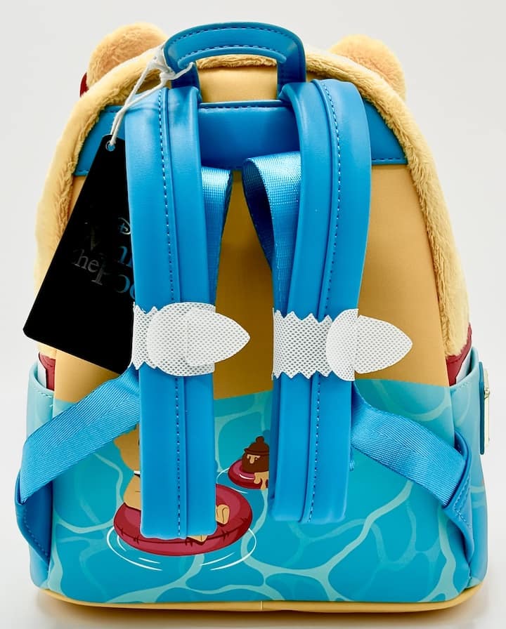 Loungefly Winnie the Pooh Snorkel Plush Mini Backpack Summer Vibes Bag Straps