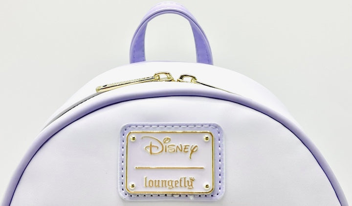 Loungefly Young Rapunzel Mini Backpack Disney Tangled Bag Front Enamel Logo