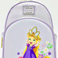 Loungefly Young Rapunzel Mini Backpack Disney Tangled Bag Front Full View