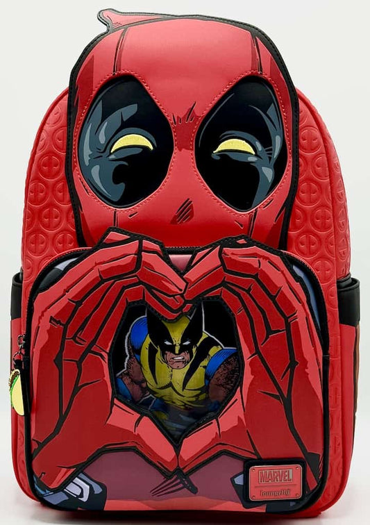 Loungefly Deadpool Wolverine Full Size Backpack NYCC 2024 Bag Front Full View