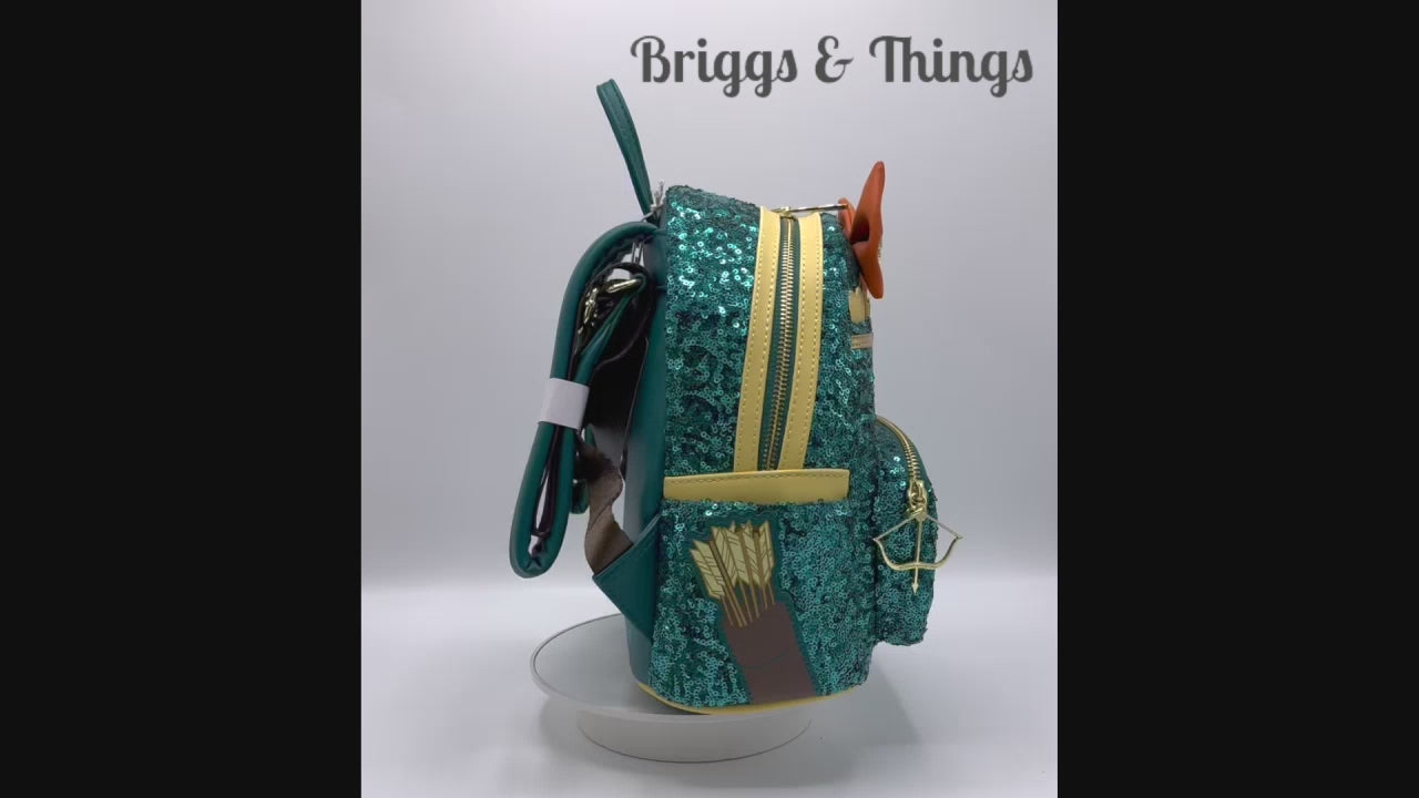 Loungefly selling Merida Sequins Backpack BNWTs