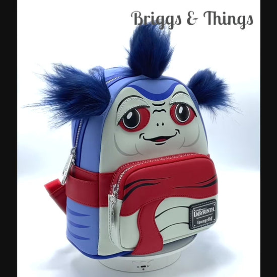 Loungefly Labyrinth Mini Backpack Worm Cosplay Bag Video