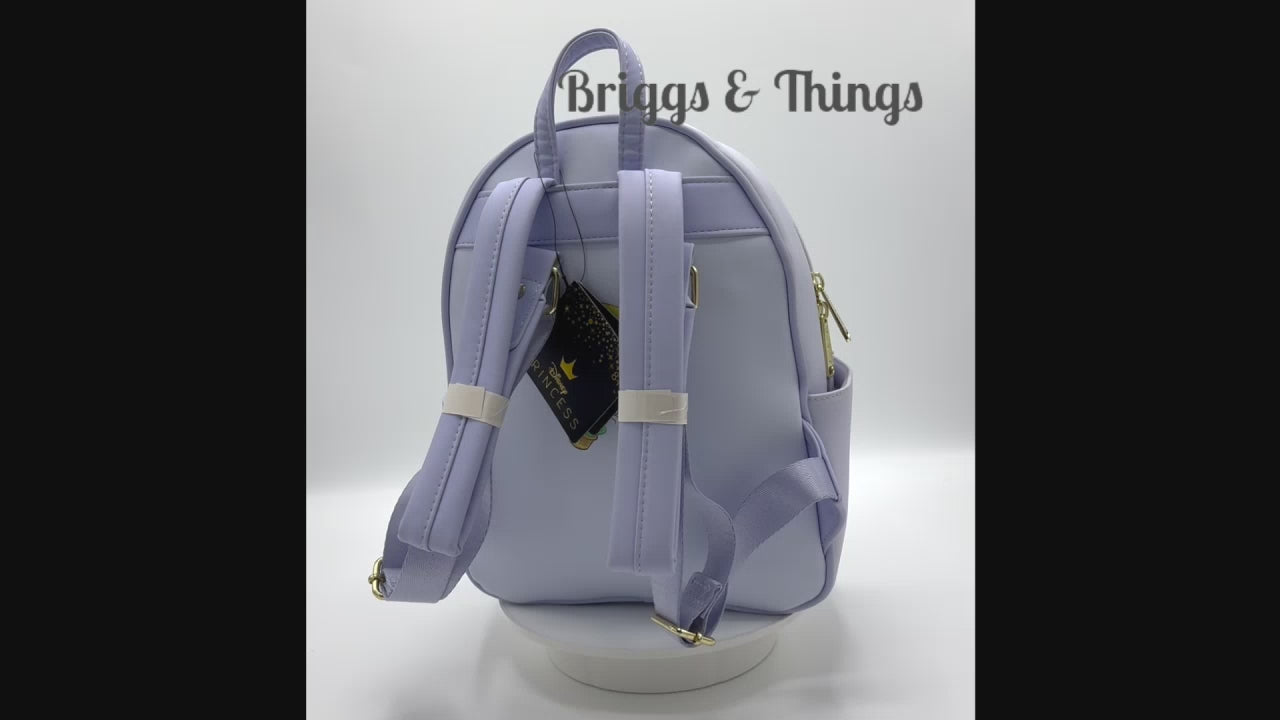 Loungefly Young Rapunzel Mini Backpack Disney Tangled Bag Video