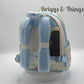 Loungefly Disney Princess Floral Mini Backpack Frame Glitter Vanity Bag Video