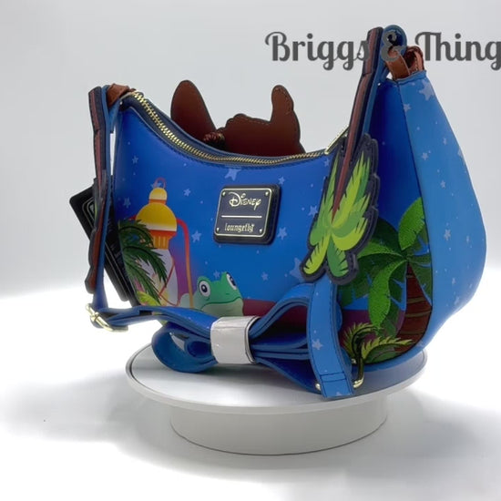 Loungefly Lilo Stitch Scrump Camping Crossbody Disney Cuties Bag Video