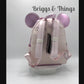 Loungefly Minnie Mouse Butterfly Mini Backpack Disney Pink Purple Bag Video
