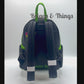 Loungefly Jurassic Park Sequin Green Mini Backpack Floral Bag Video