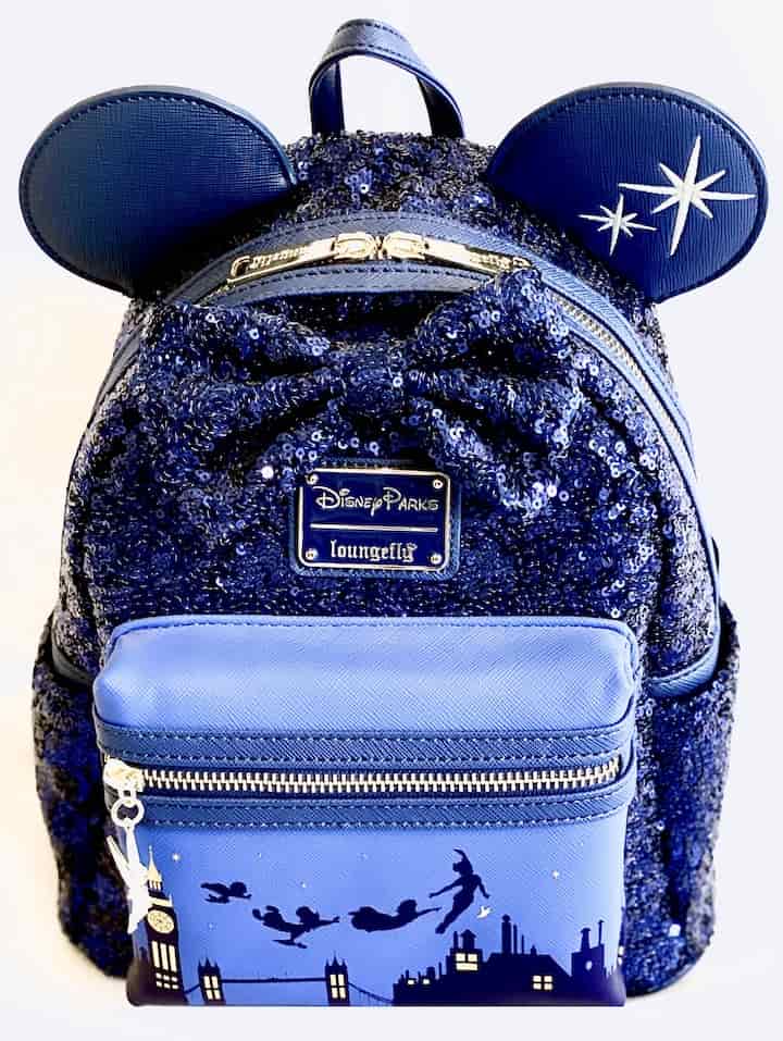 Loungefly Disney Peter Pan Second Star Glow Womens Double Strap Shoulder Bag  Purse  Amazonin Shoes  Handbags
