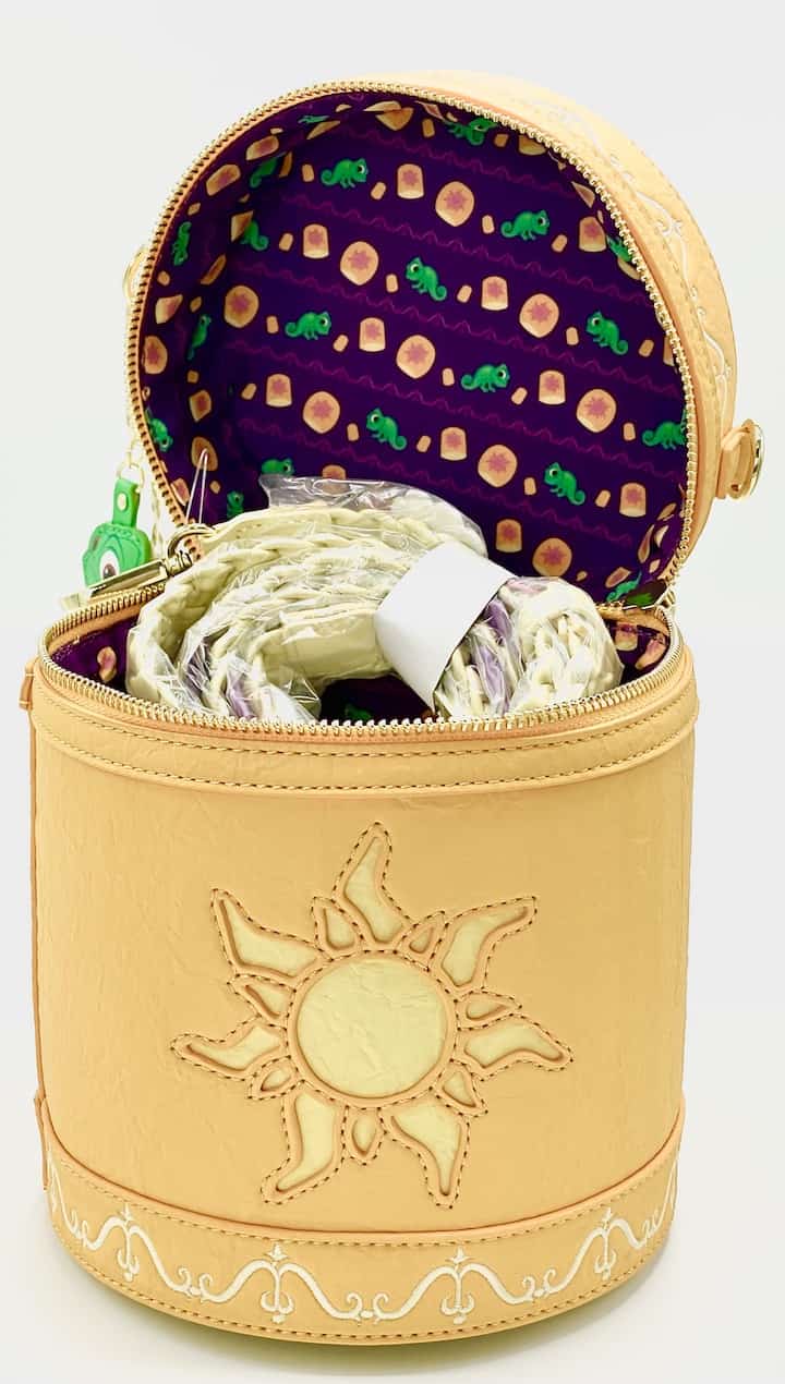 Loungefly Stitch Shoppe Rapunzel Lantern Crossbody Bag Tangled Glow